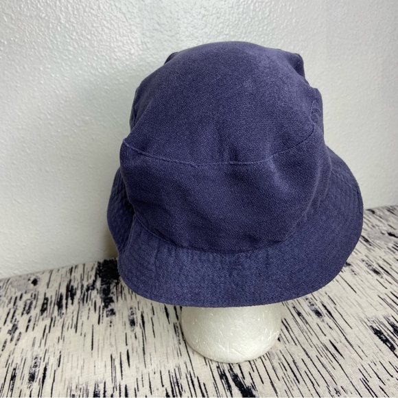 Vintage Y2K Nike Bucket Hat Navy Blue Center Swoosh L/XL - Picture 4 of 10